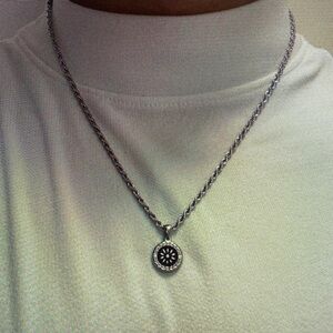 Silver Pendant Necklace for Men